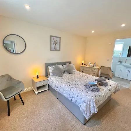 Bedroom corner with mirror